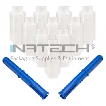 Kit Starter 10 Mini Role Folie Stretch Lungime 100 m, Latime 100 mm, Dispenser DA, 2, Grosime 23 my, Culoare Transparent, Role/Pachet 10