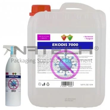 Solutie Dezinfectanta Pentru Suprafete Aspect Lichid, Cantitate 1 buc, Volum Litri 5, Цвят Incolor