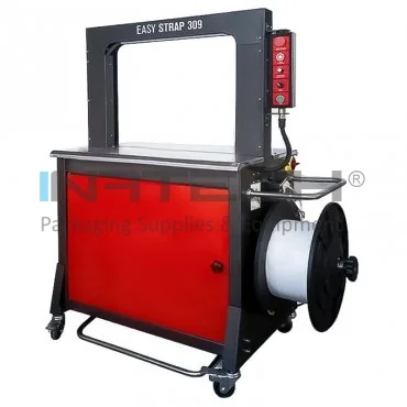 Автоматична машина за връзване на PP PET лента с дебелина на лентата 0,45 - 0,65 мм, PP лента 9 мм, Максимален размер на кутията (мм) 600 х 450 мм, Система за запечатване чрез заваряване