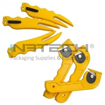 Cutter Multifunctional Utilizare Medie, Lama Metal, Цвят Жълт, Suport Plastic