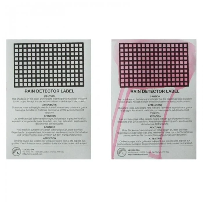 Eticheta Detector Ploaie-Desicanti Indicatori Umiditate
