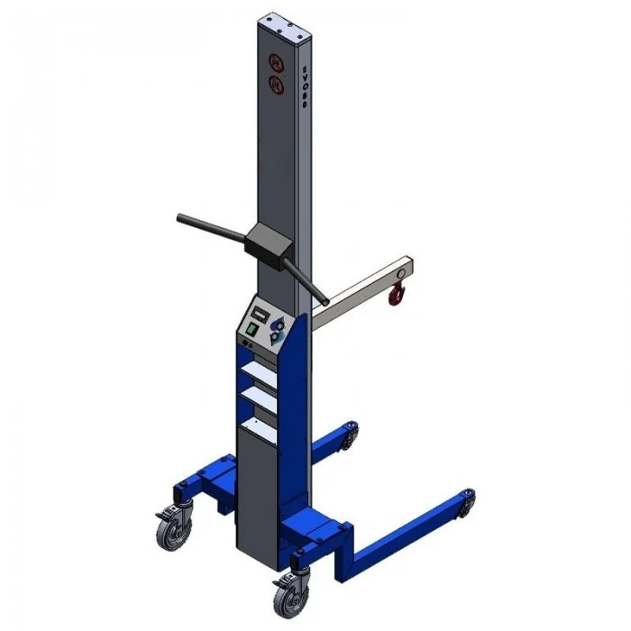 Elevator Mobil Cu Suport Macara Si Carlig 480 x 210 mm-Echipamente De Ridicat Si Manipulat