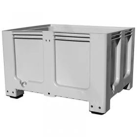 Boxpalet Plastic Cu Pereti Plini, 1200 x 1000 x 760 mm-Echipamente Si Consumabile Pentru Depozit