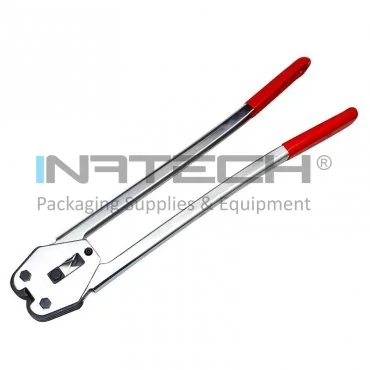 Клещи за връзване на PP лента 12/16 мм Дебелина на лентата 0,4 - 1 мм, Ширина на лентата 12 мм, Ръчна употреба, Тип лента PP лента, Система за запечатване чрез кримпване