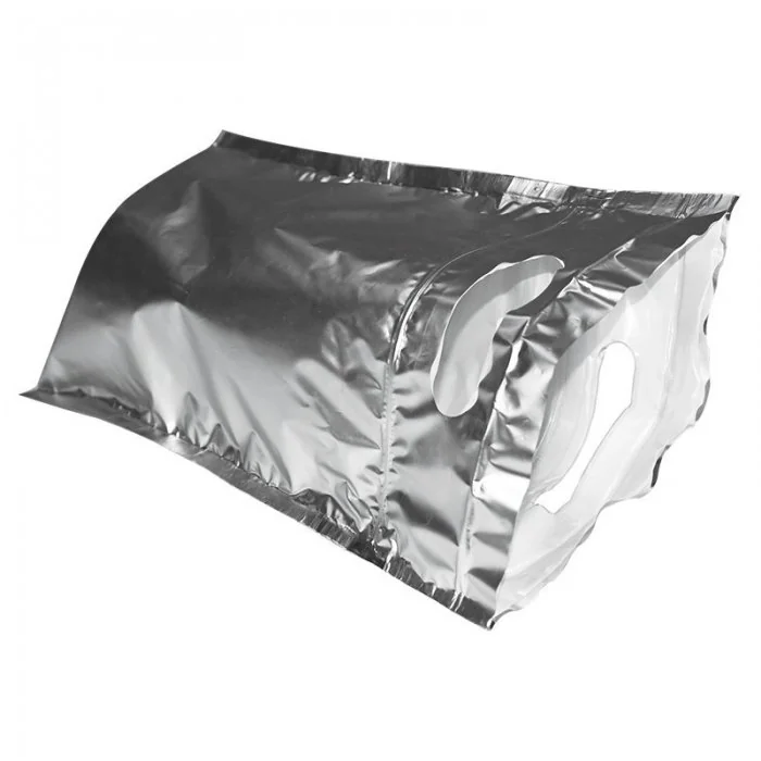 Punga Termoizolanta Cu Fermoar Isothermal Pouch Dimensiuni 200 X 250 mm, Clapeta 70 mm, Culoare Argintiu, Tip Cu Maner si Zip...