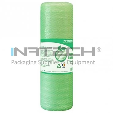 Folie Cu Bule Mici Eco Friendly, 450 mm x 50 m, 60 my Lungime 50 m, Latime 450 mm, Grosime 60 my, Straturi 2, Culoare Verde