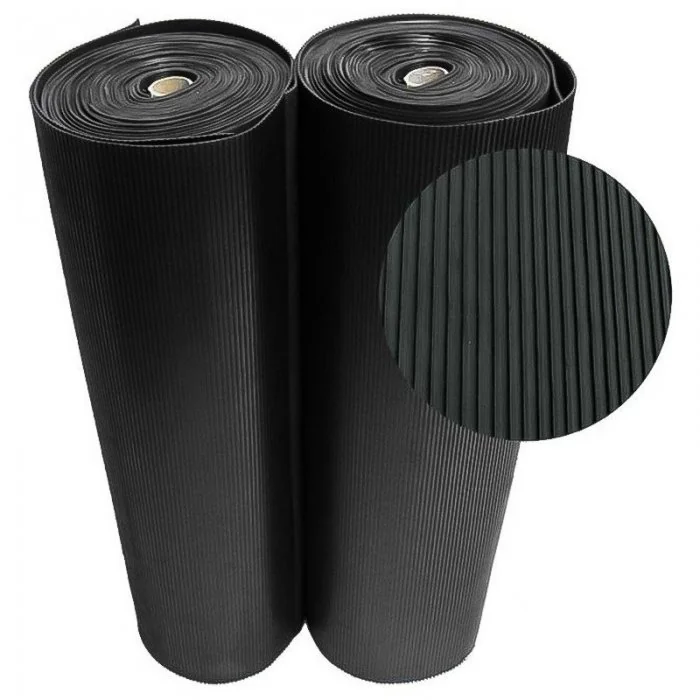 Banda Adeziva Antialunecare Cu Nervuri Lungime 18.3 m, Latime 50 mm, Culoare Negru, Buc / Pachet 10-Benzi Adezive Antialunecare