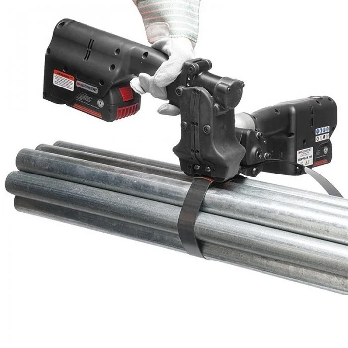 Banda Metalica Lucioasa Pentru Legare Lungime 200 m, Latime 32 mm, Grosime 0.8 mm, Greutate 40 kg, Цвят Gri Lucios