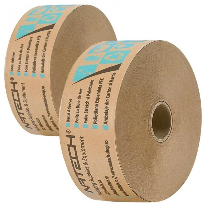 Banda Adeziva Umectibila Personalizata 60 mm x 200 m-Benzi Adezive Personalizate