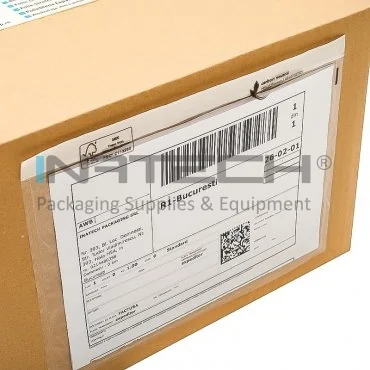 Plicuri Port Document Adeziv Dimensiuni 175 x 115 mm, Цвят Transparent, Tip C6, Buc / Pachet 100