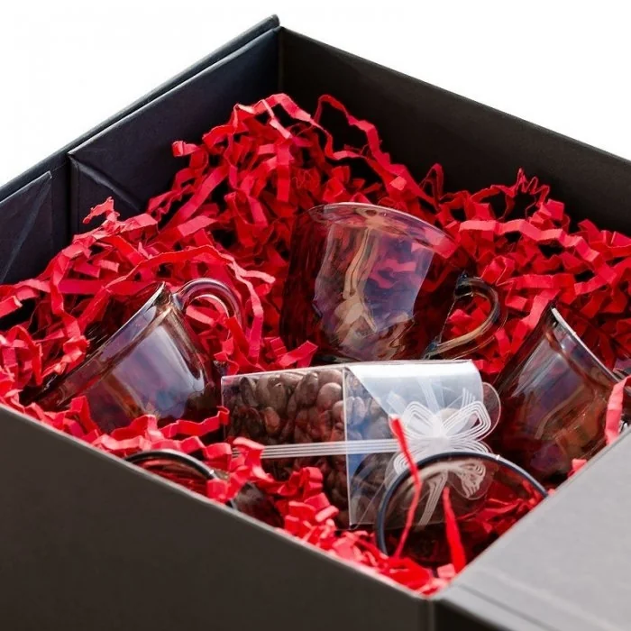 Cutie Pentru Cadouri Cu Inchidere Magnetica Lungime 350 mm, Latime 250 mm, Inaltime 100 mm, Culoare Negru, Tip Carton Mucava,...