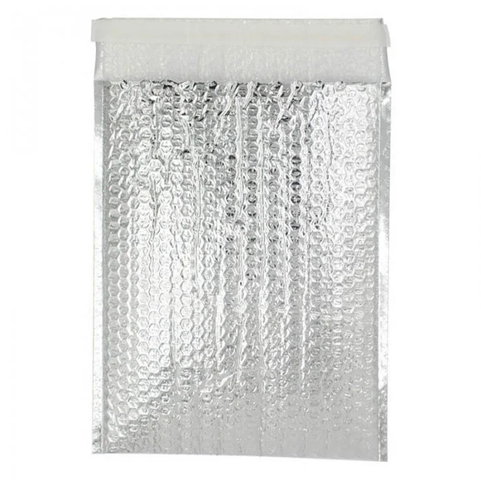 Plic Cu Bule Termoizolant Dimensiuni 250 x 350 mm, Material PET / Folie Bule / PEE, Clapeta 50 mm, Culoare Argintiu-Plicuri I...