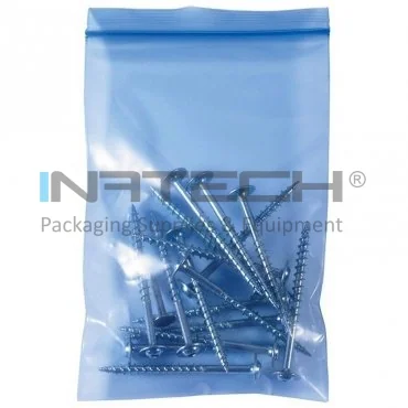 Pungi Cu Inchidere ZIP VCI Lungime 300 mm, Latime 230 mm, Grosime 100 my, Цвят Син, Buc / Pachet 24000