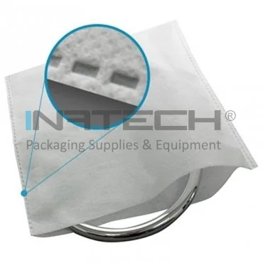 Pungi Spunbond Non Woven Lungime 250 mm, Latime 150 mm, Grosime 50 gr, Цвят Бял, Cantitate / Cutie 100