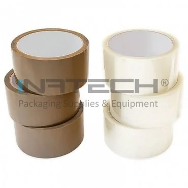 Banda Adeziva Acrilica Lungime 82 m, Adeziv Acrilic, Latime 48 mm, Цвят Кафяв, Silentios Nu