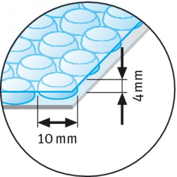 Folie Cu Bule Mici Neagra-Folie Cu Bule De Aer Mici