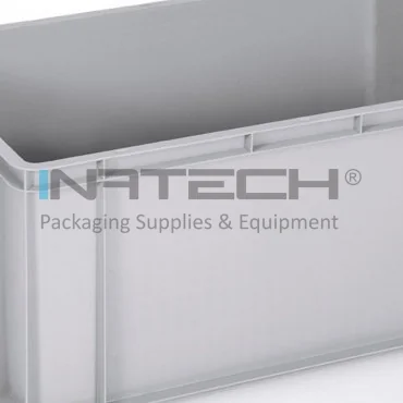 Euro Containere 600 x 400 mm Dimensiuni 600 x 400 x 300 mm, Volum Litri 60, Композиции PP Reciclat, Greutate 2,3 kg, Цвят Черен