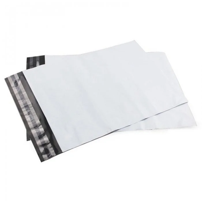 Plic Curierat Standard Dimensiuni 400 x 500 mm, Clapeta 50 mm, Culoare Alb / Negru, Buc / Pachet 100-Plicuri Si Pungi Curierat