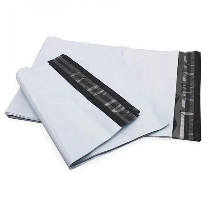 Plic Curierat Standard Dimensiuni 550 x 750 mm, Clapeta 50 mm, Culoare Alb / Negru, Buc / Pachet 50-Plicuri Si Pungi Curierat