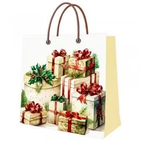 Pungi Pentru Cadouri, Personalizate, Aspect Lucios, 190 g/mp-Pungi Hartie