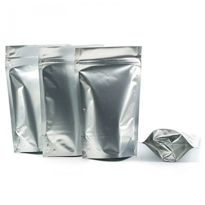 Pungi Stand Up Cu Inchidere Fermoar, 500 buc/pachet Tip Punga Hartie / AL / PE, Lungime 125 mm, Latime 85 mm, Clapeta Sigilar...