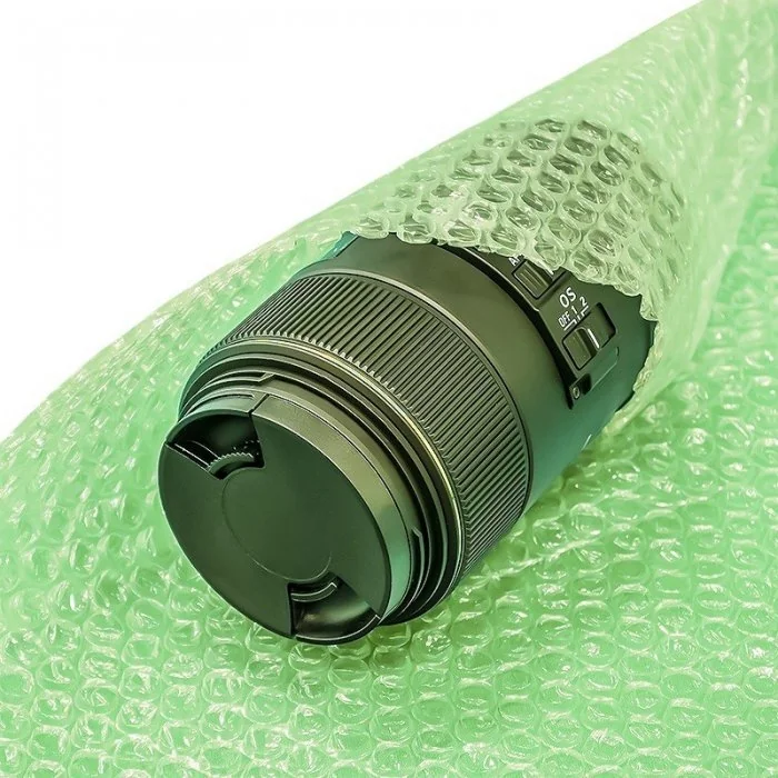 Folie Cu Bule Mici Eco Friendly Latime 600 mm, Lungime 100 m, Straturi 2, Grosime 40 my, Culoare Verde-Folie Cu Bule De Aer Mici