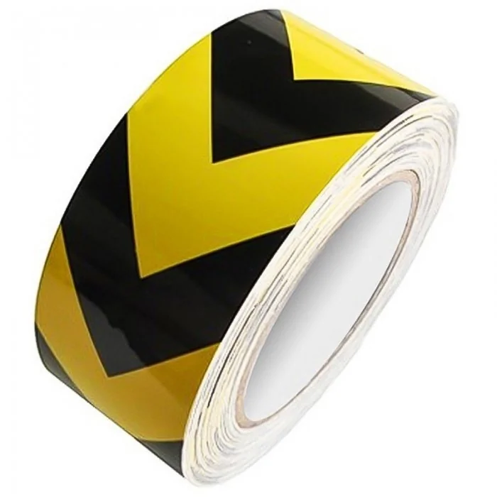 Banda Delimitare Reflectorizanta Lungime 10 m, Latime 50 mm, Culoare Portocaliu, Buc / Pachet 10-Benzi Adezive Pentru Marcare