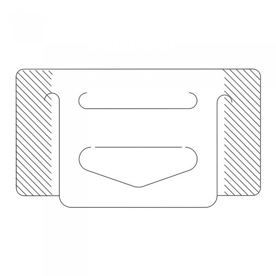 Set Agatatori Autoadezive Din Plastic Pentru Raft