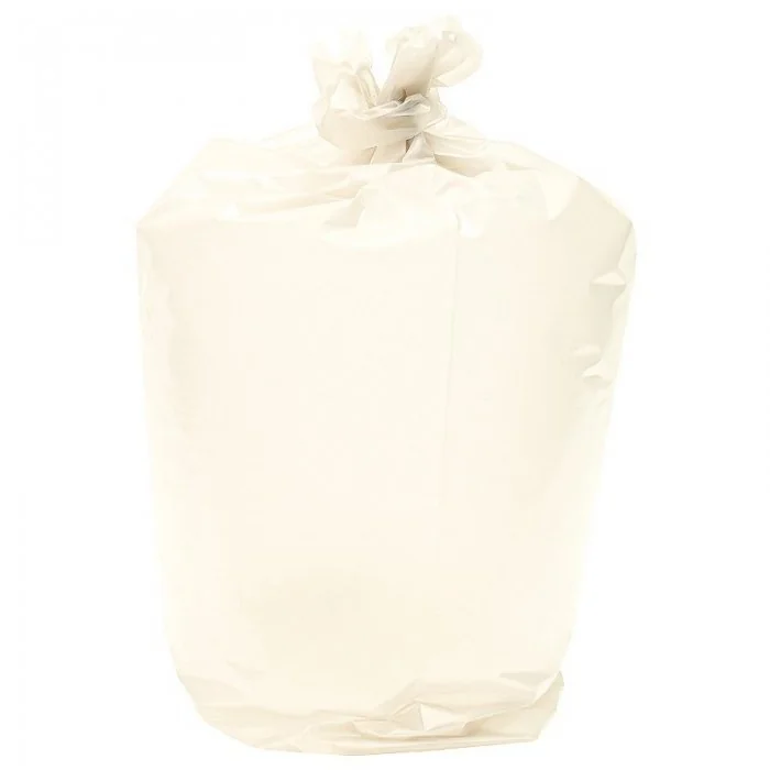 Saci Menajeri Din Polietilena Tip Sac Gros, Litri 120, Grosime 30 my, Dimensiuni 600+2x200x700 mm, Culoare Transparent, Saci/...