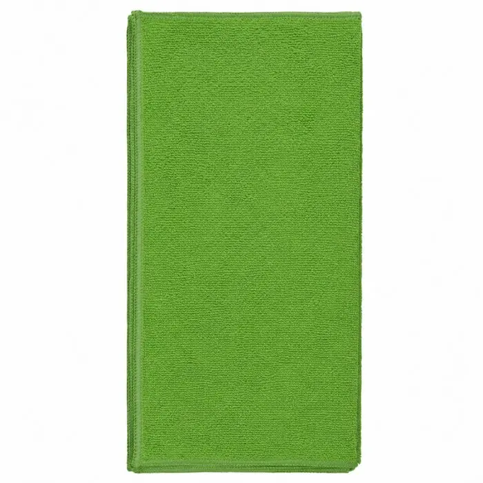 Многоцветни микрофибърни кърпи, размери 40 x 40 см, цвят зелен, тегло 210 гр/м2, бр. / опаковка 10