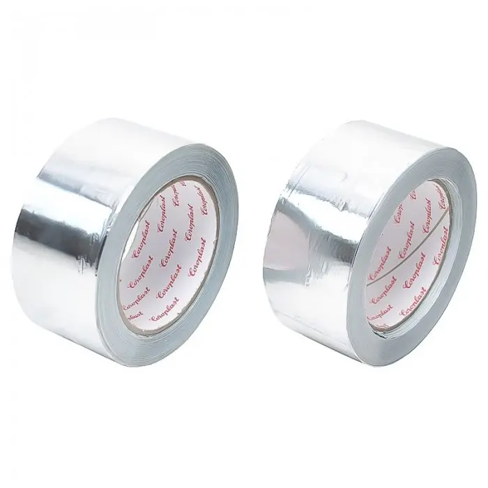 Banda Adeziva Din Aluminiu 50 mm x 50 m x 50 my-Banda Adeziva Aluminiu