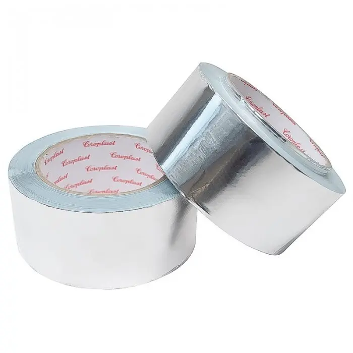 Banda Adeziva Din Aluminiu 50 mm x 50 m x 50 my-Banda Adeziva Aluminiu