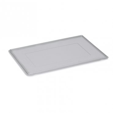 Capac pentru Lazi Euro 600 x 400 x 20 mm, Material PP Virgin, Gri