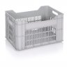 Lada Transport Pentru Paine 600 x 400 x 380 mm, Pereti Ventilati, Material PP Virgin, Gri