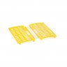 Set De Usi Pentru Lada Pasari VII 420 x 230 x 13 mm, Material PP Virgin, Galben/Albastru
