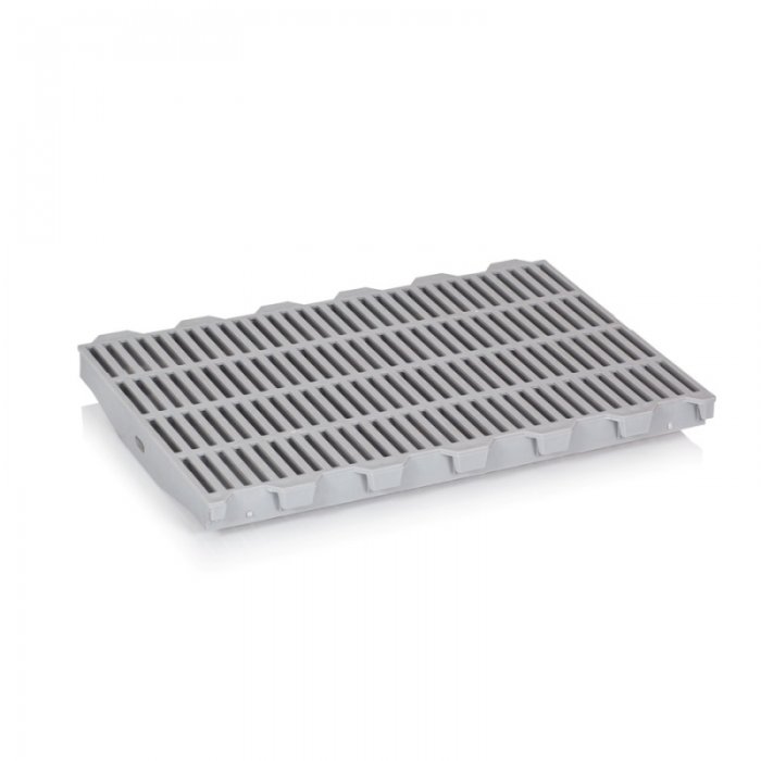 Gratar Pentru Racire 600 x 400 x 40 mm, Material PP Virgin, Gri