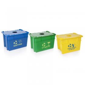 Container Pentru Reciclare 600 x 400 x 400 mm | INATECH Packaging