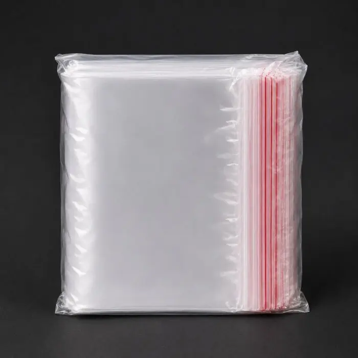 Торбички с цип, стандартни, 50 микрона, размери мм (ш x д) 100 x 250, дебелина 50 микрона, цвят прозрачен, бр. / опаковка 100