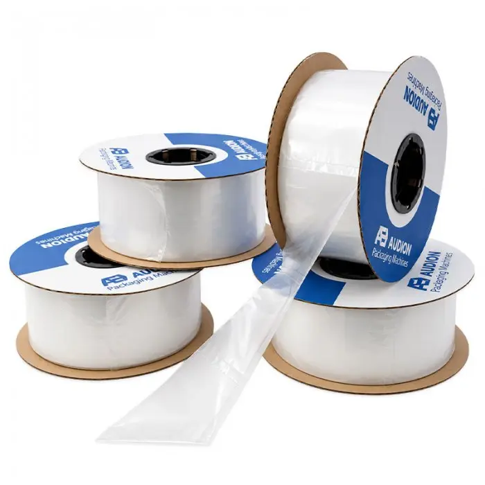 Ролка от предварително отворени полиетиленови пликове Audion SpeedBags® Duplex за машините Speedpack Tabletop 300 и Speedpack 400