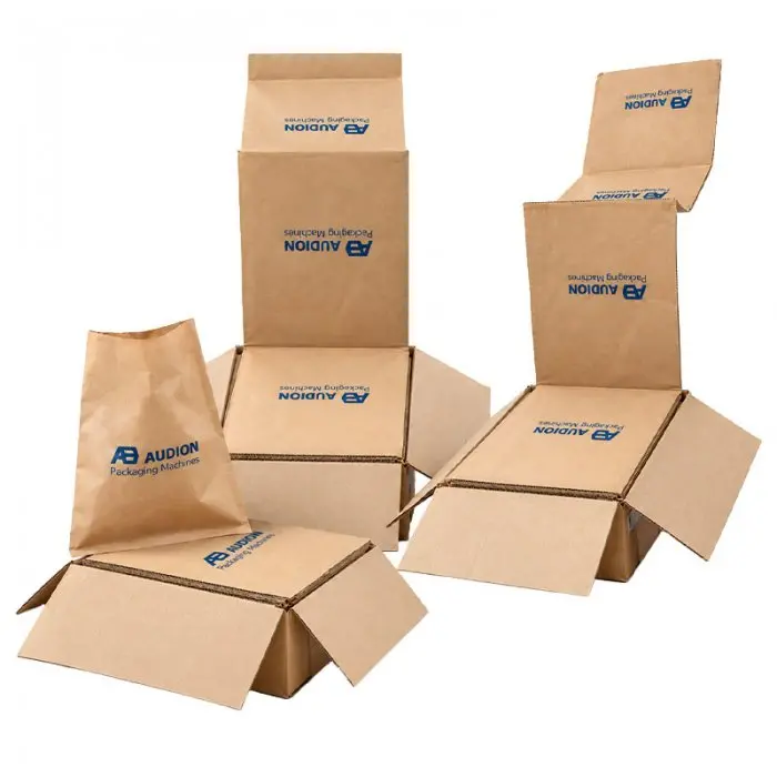 Предварително отворени хартиени пликове Audion Paper SpeedBags®, за машина Speedpack Tabletop 300 Dual