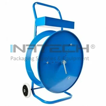 PP, PET количка за ръчно опаковане, размери 950 x 600 x 300 мм, материал метал