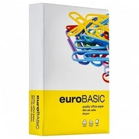 Hartie Copiator A4 Eurobasic, 80 g/mp, 500 coli/top-% Lichidare de stoc %