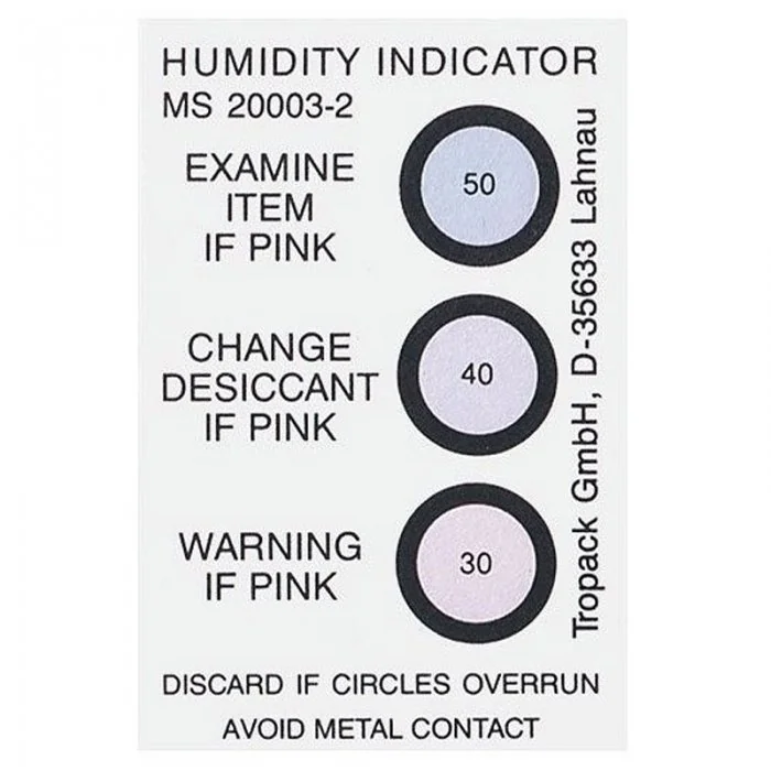 Cartela Indicator Umiditate-Desicanti Indicatori Umiditate