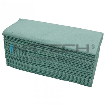 Prosop Hartie Pliat, Verde, V-Fold, 20 buc/pachet Lungime 250 mm, Latime 210 mm, Straturi 1, Композиции Reciclat Color, Цвят Зелен, Buc / Pachet 20