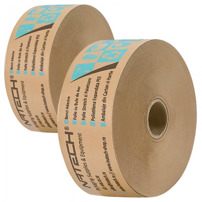 Banda Adeziva Umectibila Personalizata 60 mm x 200 m-Benzi Adezive Personalizate