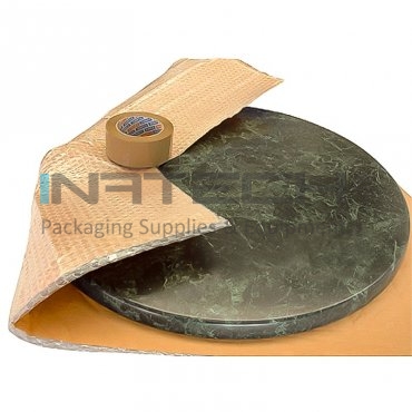 Фолио с мехурчета, облицовано с крафт хартия