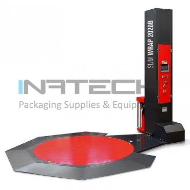 Полуавтоматичен палетизатор Slim Wrap 2020 B Размер на палета 1000 x 1200 mm, Височина на палета 2200 mm, Тегло 1200 kg, Мощност k 1.25 W