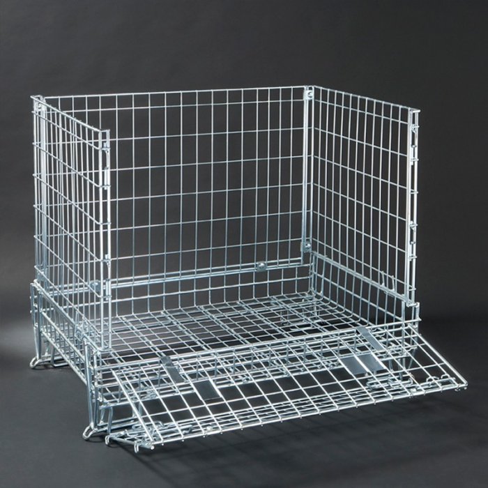 Boxpaleti Metalici Cu Picioare 1200 x 800 x 1000 mm-Containere Metalice Pentru Depozitare Si Transport