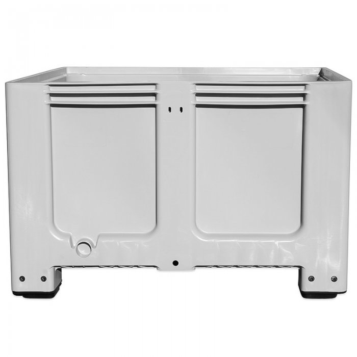 Boxpalet Plastic Cu Pereti Plini, 1200 x 1000 x 760 mm-Echipamente Si Consumabile Pentru Depozit