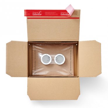 Кутия от картон с фолио за задържане ColomPac®, Вътрешни размери 260 x 220 x 130 мм, Външни размери 265 x 235 x 140 мм, Приложение Електронни аксесоари и IT, Тегло 148 гр.
